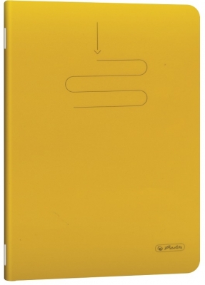 Caiet A4 60 file, coperta PP, patratele, colturi rotunjite, diverse culori